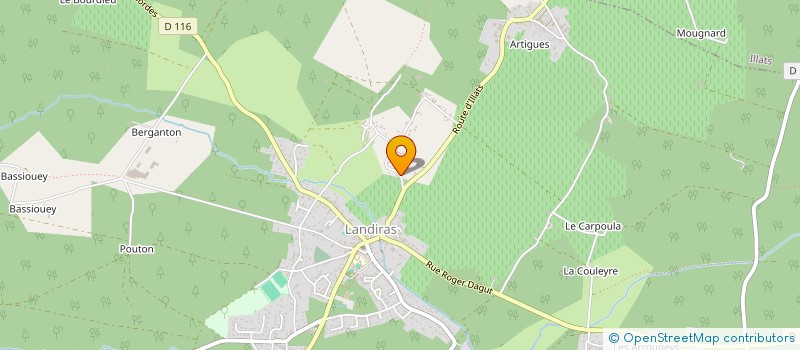 localisation de l'entreprise MONSIEUR DAMIEN GARCIA  LANDIRAS