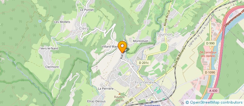 localisation de l'entreprise MONSIEUR DAMIEN GARDET  FRONTENEX