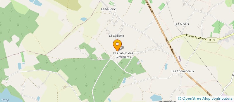 localisation de l'entreprise MONSIEUR DAMIEN GARNIER  CHATILLON-SUR-CHER