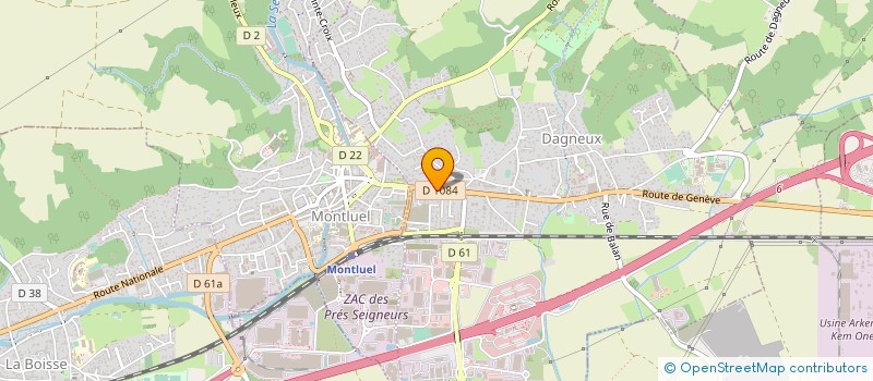 localisation de l'entreprise MONSIEUR DAMIEN GARRIDO  DAGNEUX