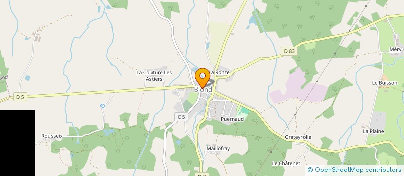 localisation de l'entreprise MONSIEUR DAMIEN GARROT  BLOND