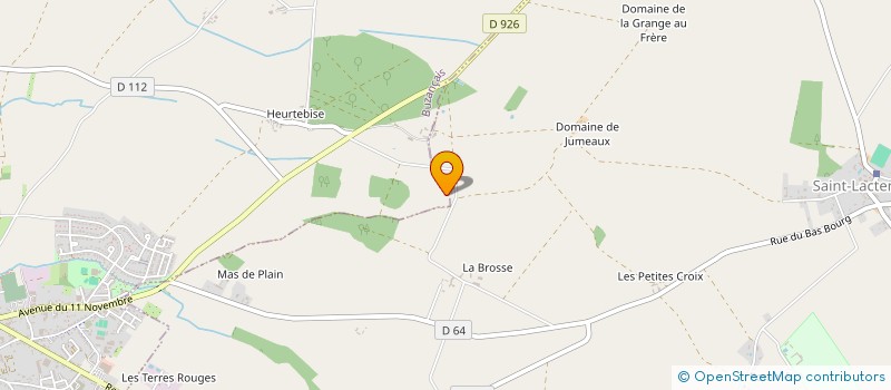 localisation de l'entreprise MONSIEUR DAMIEN GAUTHIER à BUZANCAIS