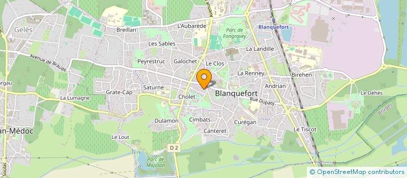 localisation de l'entreprise MONSIEUR DAMIEN GAUTHIER  VERTHEUIL