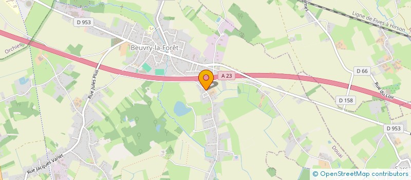 localisation de l'entreprise MONSIEUR DAMIEN GAUTIER  BEUVRY-LA-FORET