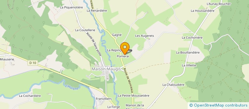 localisation de l'entreprise MONSIEUR DAMIEN GAYRARD à COUR-MAUGIS SUR HUISNE