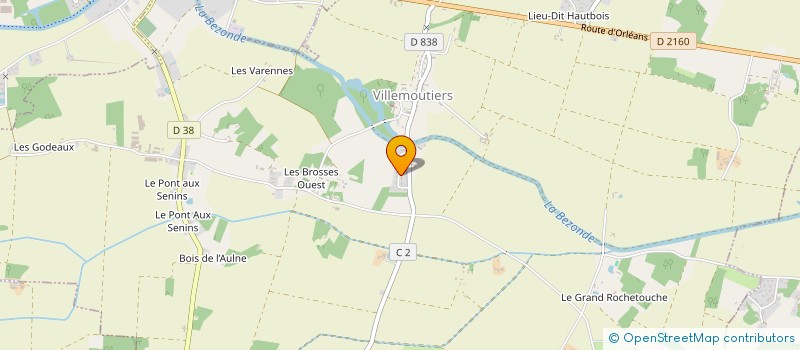 localisation de l'entreprise MONSIEUR DAMIEN GEFFRY à VILLEMOUTIERS