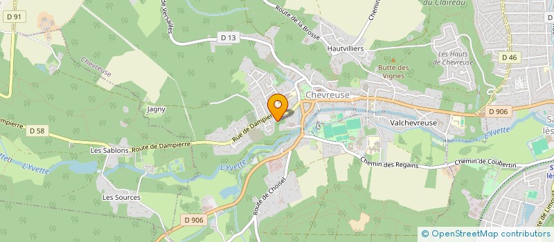 localisation de l'entreprise MONSIEUR DAMIEN GEORGET  CHEVREUSE