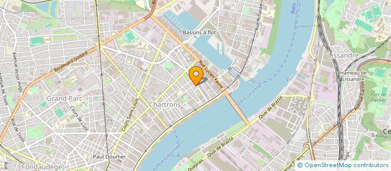 localisation de l'entreprise MONSIEUR DAMIEN GERAT  BORDEAUX