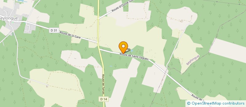 localisation de l'entreprise MONSIEUR DAMIEN GERBIER  BEYLONGUE