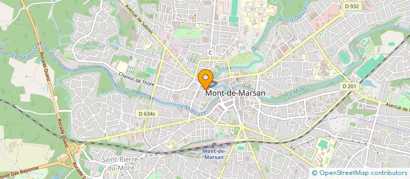 localisation de l'entreprise MONSIEUR DAMIEN GERNEZ  MONT-DE-MARSAN