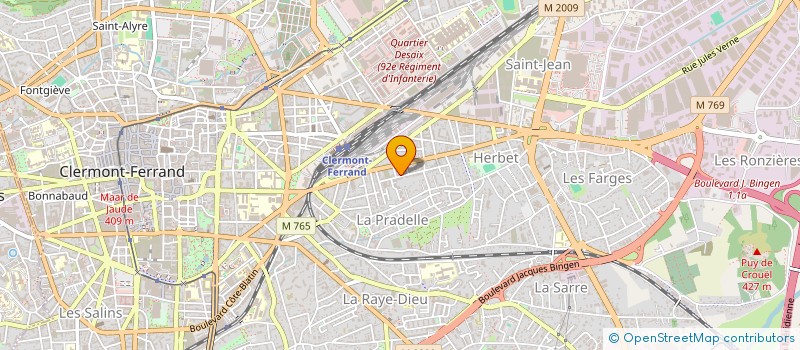 localisation de l'entreprise MONSIEUR DAMIEN GHAZALI  CLERMONT-FERRAND