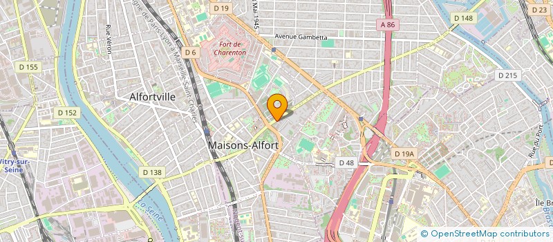 localisation de l'entreprise MONSIEUR DAMIEN GIESSNER  MAISONS-ALFORT