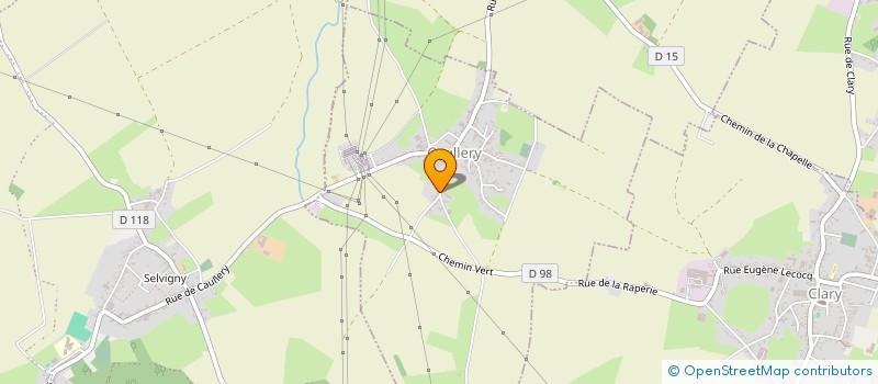 localisation de l'entreprise MONSIEUR DAMIEN GILLERON  CAULLERY