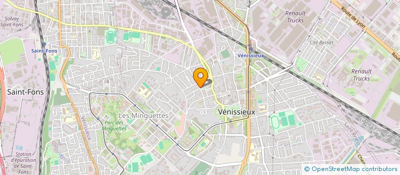 localisation de l'entreprise MONSIEUR DAMIEN GINER  VENISSIEUX