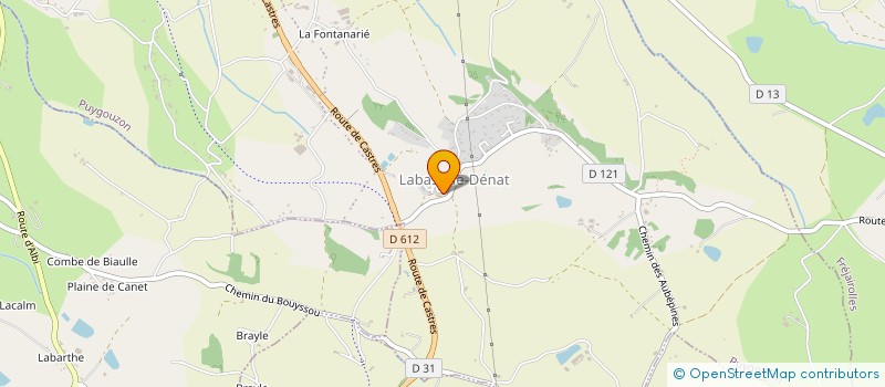 localisation de l'entreprise MONSIEUR DAMIEN GINESTET-CROS  LOMBERS