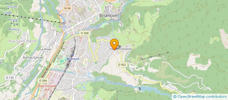 localisation de l'entreprise MONSIEUR DAMIEN GIRARD  BRIANCON