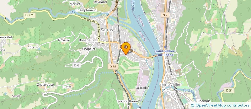 localisation de l'entreprise MONSIEUR DAMIEN GIRARD  SARRAS