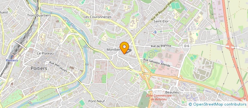 localisation de l'entreprise MONSIEUR DAMIEN GIRAUD à POITIERS