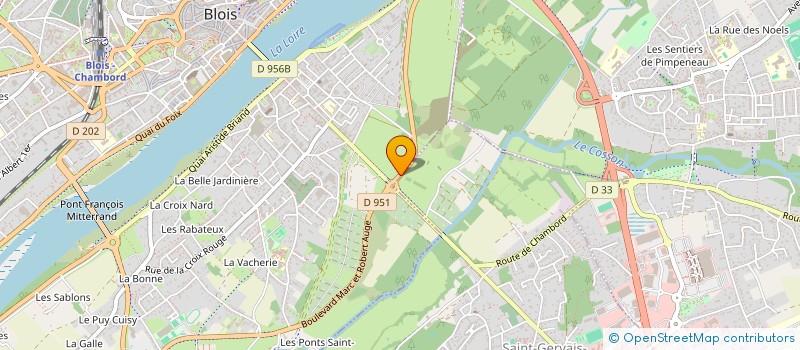 localisation de l'entreprise MONSIEUR DAMIEN GIRAULT  BLOIS