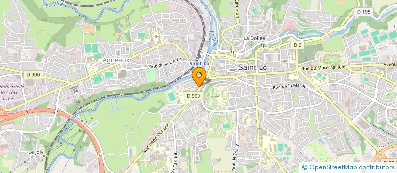 localisation de l'entreprise MONSIEUR DAMIEN GOACOLOU  SAINT-LO