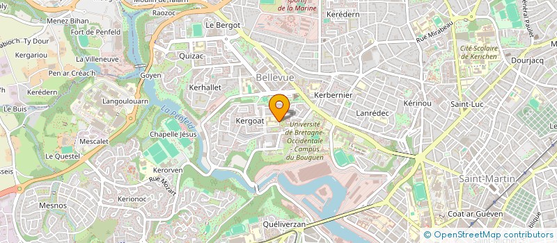 localisation de l'entreprise MONSIEUR DAMIEN GOAPPER  BREST