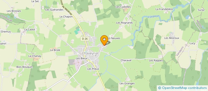 localisation de l'entreprise MONSIEUR DAMIEN GOBET  CHAVEYRIAT