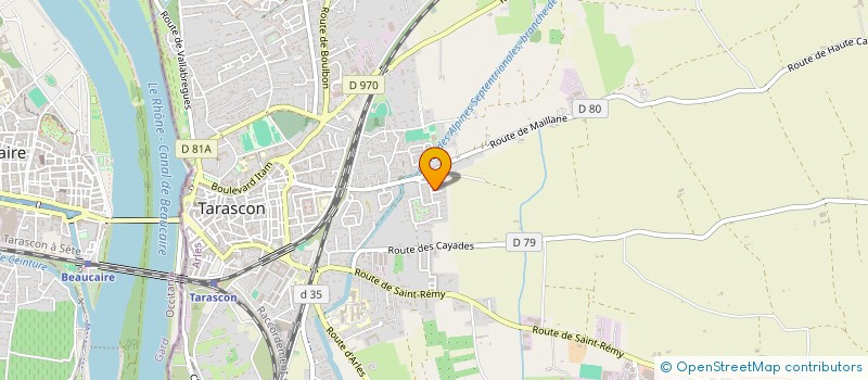 localisation de l'entreprise MONSIEUR DAMIEN GOFFREDO à TARASCON
