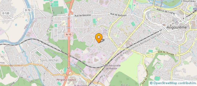localisation de l'entreprise MONSIEUR DAMIEN GOMBEAUD à ANGOULEME