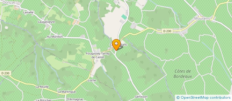 localisation de l'entreprise MONSIEUR DAMIEN GOMEZ  SAINT-GERMAIN-DE-GRAVE