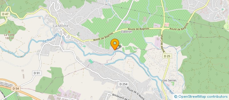 localisation de l'entreprise MONSIEUR DAMIEN GOMIT  LA MOTTE