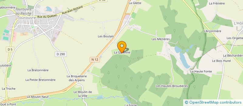 localisation de l'entreprise MONSIEUR DAMIEN GOSNET à TOUROUVRE AU PERCHE