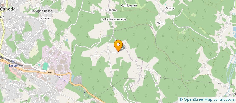 localisation de l'entreprise MONSIEUR DAMIEN GOSSART à SARLAT-LA-CANEDA