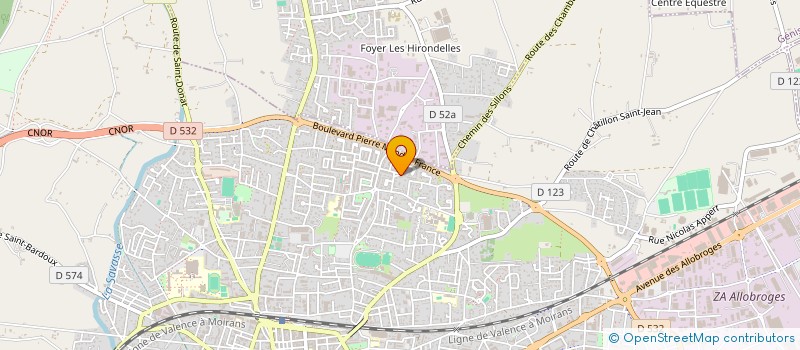 localisation de l'entreprise MONSIEUR DAMIEN GOT  ROMANS-SUR-ISERE