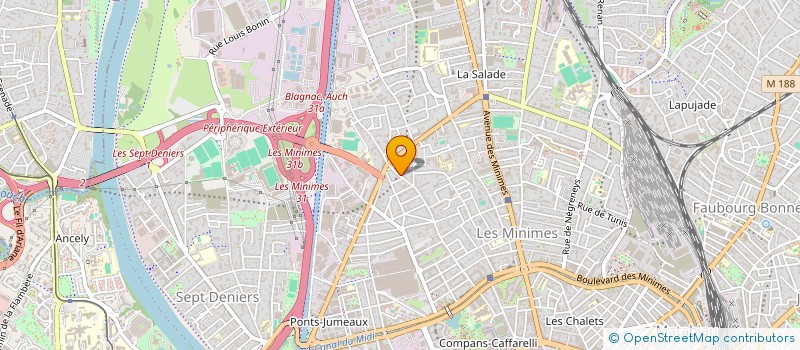 localisation de l'entreprise MONSIEUR DAMIEN GOUBEAU à TOULOUSE