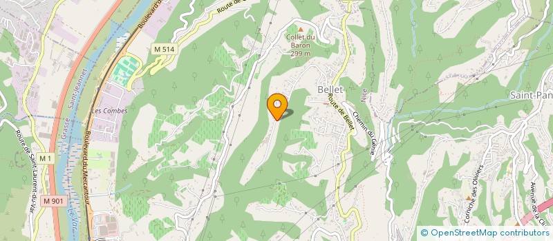 localisation de l'entreprise MONSIEUR DAMIEN GOUILLON  NICE