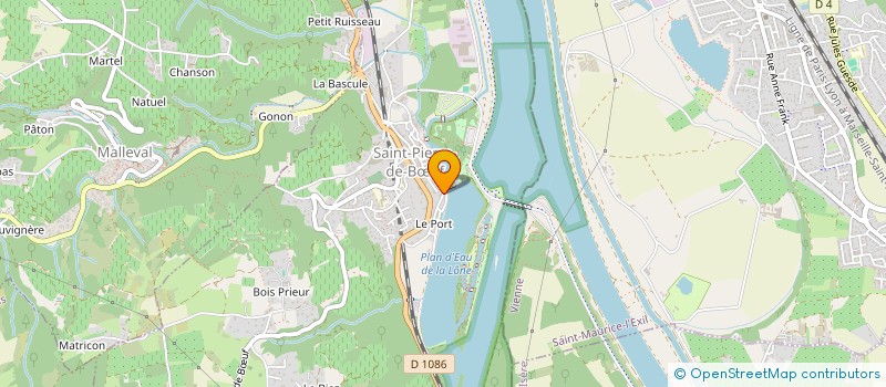 localisation de l'entreprise MONSIEUR DAMIEN GOUTAREL  SAINT-PIERRE-DE-BUF