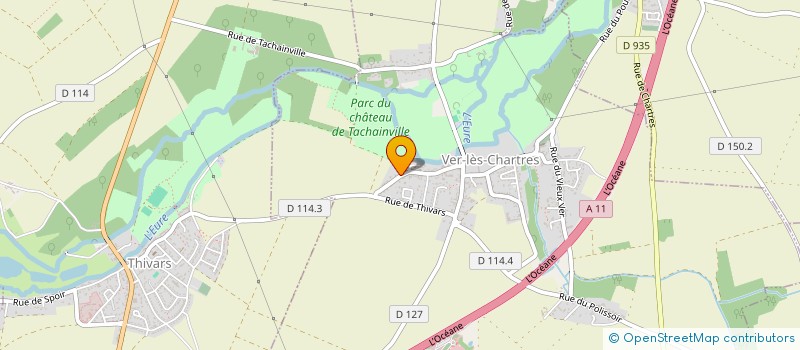 localisation de l'entreprise MONSIEUR DAMIEN GRANGER  VER-LES-CHARTRES