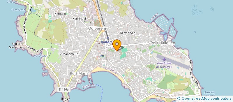 localisation de l'entreprise MONSIEUR DAMIEN GRAU à QUIBERON