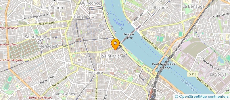 localisation de l'entreprise MONSIEUR DAMIEN GREGOIRE  BORDEAUX