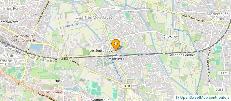 localisation de l'entreprise MONSIEUR DAMIEN GRENET  AVIGNON