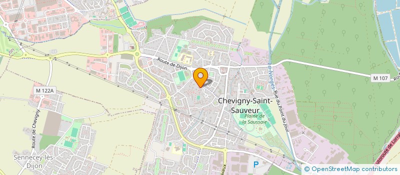 localisation de l'entreprise MONSIEUR DAMIEN GRESSIER à CHEVIGNY-SAINT-SAUVEUR
