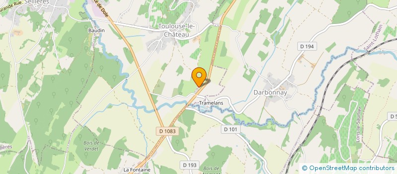 localisation de l'entreprise MONSIEUR DAMIEN GRILLOT  TOULOUSE-LE-CHATEAU