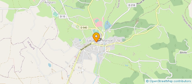 localisation de l'entreprise MONSIEUR DAMIEN GROENSTEEN  LACAPELLE-MARIVAL