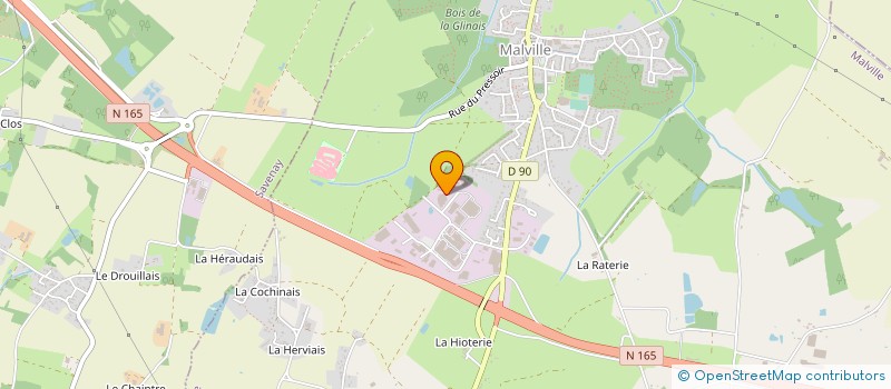 localisation de l'entreprise MONSIEUR DAMIEN GRUCHIN  LAVAU-SUR-LOIRE