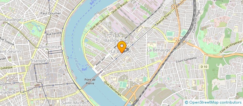 localisation de l'entreprise MONSIEUR DAMIEN GRUEL à BORDEAUX