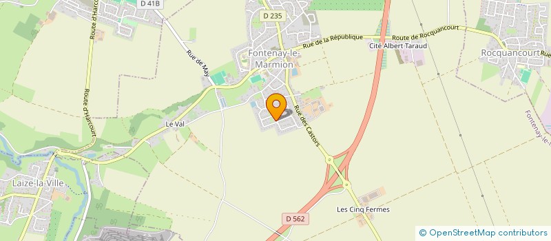 localisation de l'entreprise MONSIEUR DAMIEN GUELLE  FONTENAY-LE-MARMION