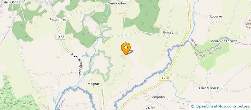 localisation de l'entreprise MONSIEUR DAMIEN GUILHAUDIS  GLOMEL