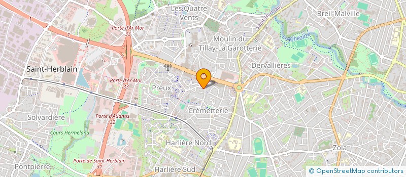 localisation de l'entreprise MONSIEUR DAMIEN GUILLARD  SAINT-HERBLAIN