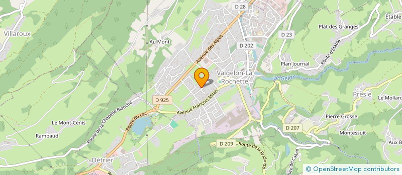 localisation de l'entreprise MONSIEUR DAMIEN GUILLARD  SAINT-ERBLON