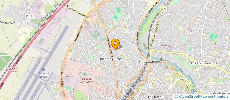 localisation de l'entreprise MONSIEUR DAMIEN GUILLEMET à POITIERS